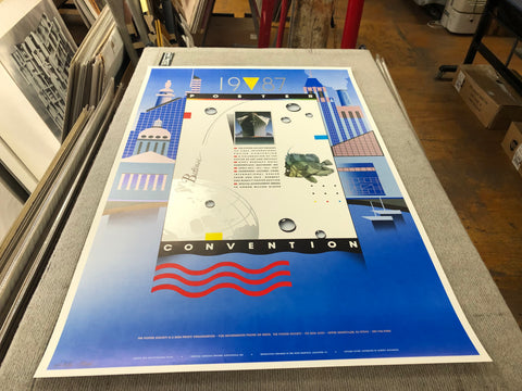 BOB HELSEY 1987 Poster Convention, 1987