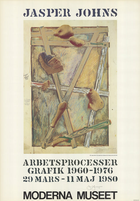 JASPER JOHNS Works in Progress, 1980 - Signed