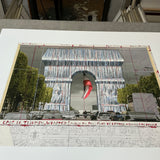 JAVACHEFF CHRISTO L'Arc de Triomphe, Wrapped Project for Paris I, 2019