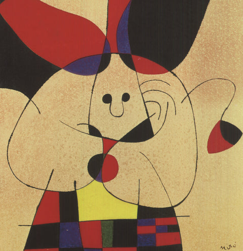 JOAN MIRO The Bird Plunges Toward the Lake Where the Stars are Mirrored, 2010