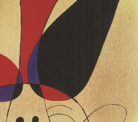 JOAN MIRO The Bird Plunges Toward the Lake Where the Stars are Mirrored, 2010