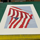 GRETCHEN DOW SIMPSON Flags, 1991 - Signed