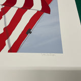 GRETCHEN DOW SIMPSON Flags, 1991 - Signed