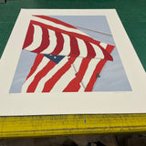 GRETCHEN DOW SIMPSON Flags, 1991 - Signed