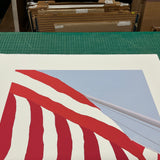 GRETCHEN DOW SIMPSON Flags, 1991 - Signed