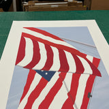 GRETCHEN DOW SIMPSON Flags, 1991 - Signed