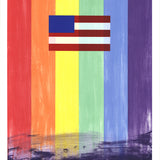 ROSS BLECKNER Gay Flag, 1993 - Signed