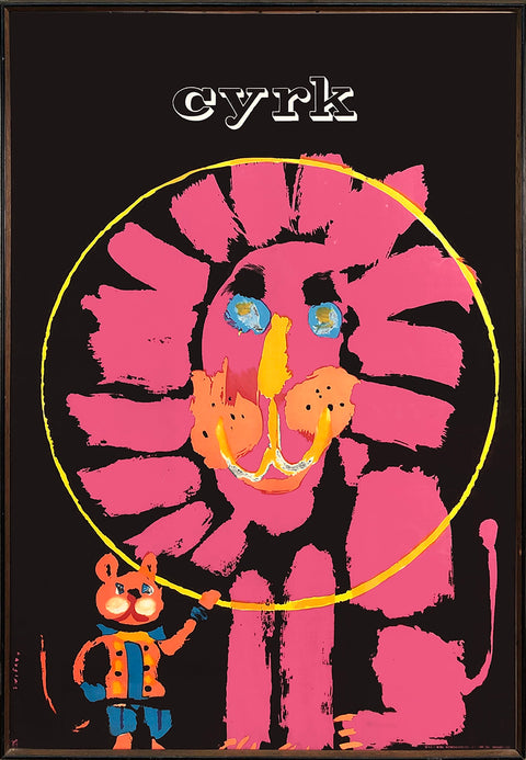 WALDEMAR SWIERZY Lion with Mouse, 1972