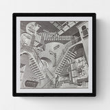 M.C. ESCHER Relativity, 1988