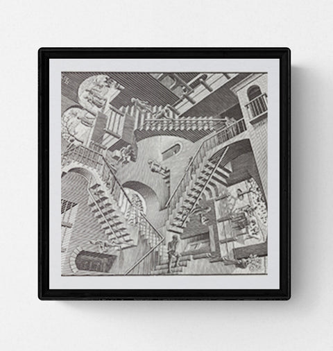 M.C. ESCHER Relativity, 1988