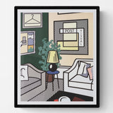 ROY LICHTENSTEIN Post Visual, 2004