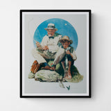 NORMAN ROCKWELL Catching the Big One, 1993