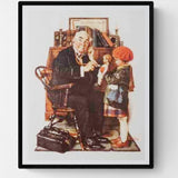 NORMAN ROCKWELL Doctor and the Doll