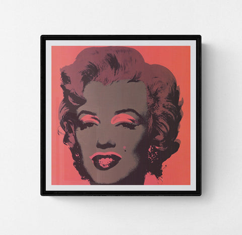 ANDY WARHOL Marilyn Orange Black (Mini), 1995