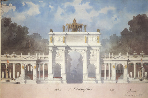 EMMANUEL BRUNE Arc de Triomphe, 1989