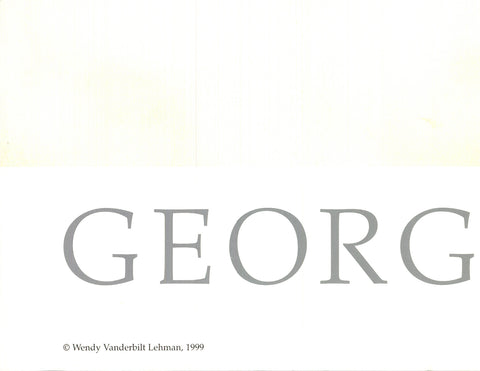WENDY LEHMAN Georgia O'Keeffe, 1999