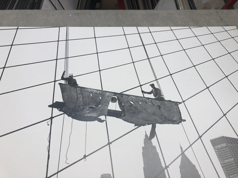 OTTO BETTMANN Working on the Brooklyn Bridge, 1991