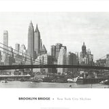 ARTIST UNKNOWN The Brooklyn Bridge with the New York City Skyline in the Background, 1999