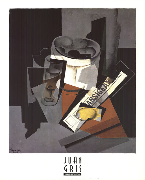 JUAN GRIS Still Life with Newspaper, 1993
