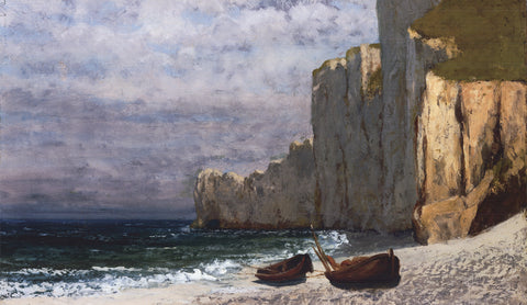 GUSTAVE COURBET A Bay with Cliffs (Detail), 1997
