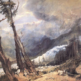 JOHN MALLOY TURNER Glacier and Source of the Arveiron Going up to the Mer de Glace, 1987