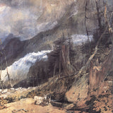 JOHN MALLOY TURNER Glacier and Source of the Arveiron Going up to the Mer de Glace, 1987