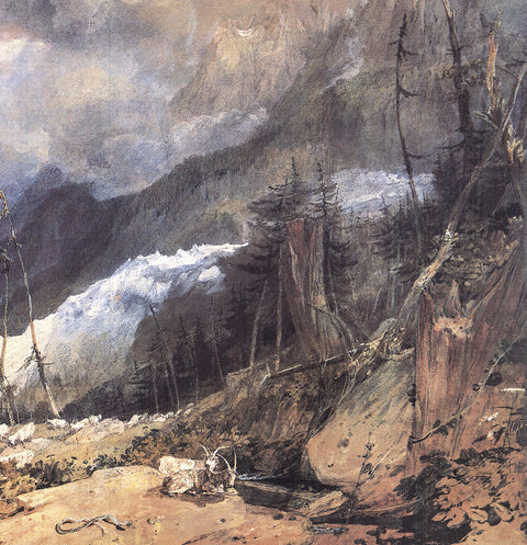 JOHN MALLOY TURNER Glacier and Source of the Arveiron Going up to the Mer de Glace, 1987