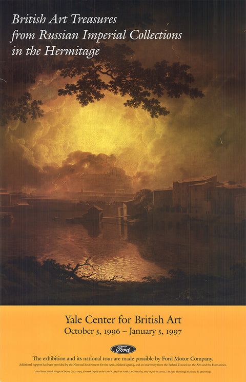 JOSEPH WRIGHT Firework Display at the Castel S. Angelo in Rome, 1996