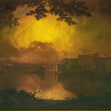 JOSEPH WRIGHT Firework Display at the Castel S. Angelo in Rome, 1996