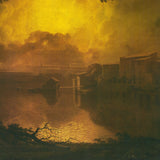 JOSEPH WRIGHT Firework Display at the Castel S. Angelo in Rome, 1996