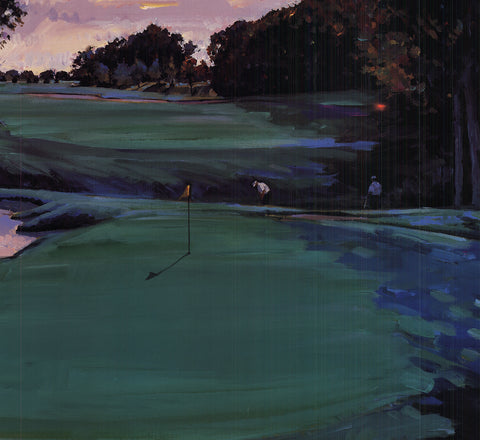 ROBERT SCHAAR Sunset Golfing, 1992