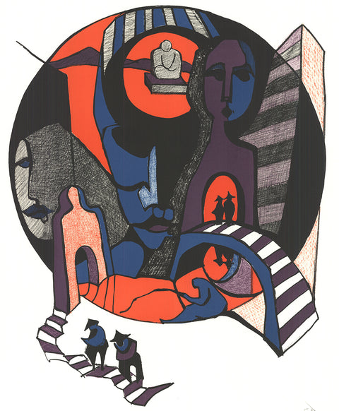 RONALD SATOK Septology I, 1972 - Signed