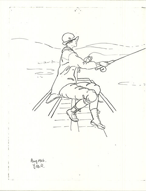 YB ROBINSON Woman Fisherman, 1926