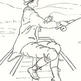 YB ROBINSON Woman Fisherman, 1926