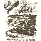ARTIST UNKNOWN Requiem for General Moteur, 1968