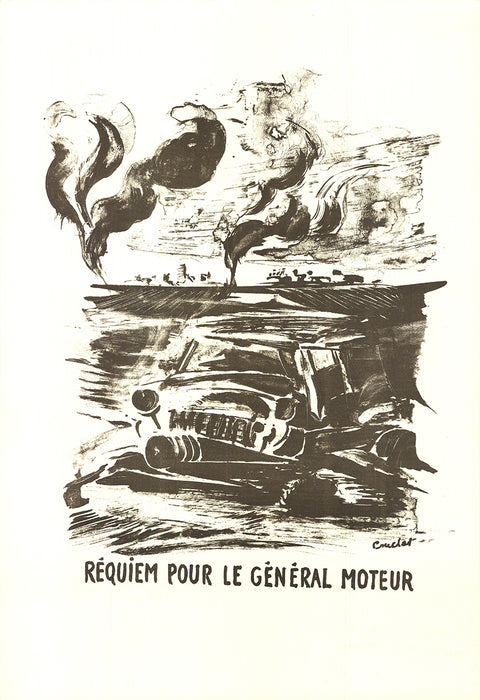 ARTIST UNKNOWN Requiem for General Moteur, 1968