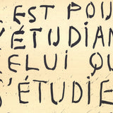PIERRE ALECHINSKY He is for the Student the One Who Studies Himself, 1968