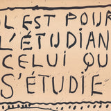PIERRE ALECHINSKY He is for the Student the One Who Studies Himself, 1968