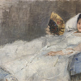 BERTHE MORISOT Portrait of Marie Hubbard