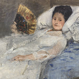 BERTHE MORISOT Portrait of Marie Hubbard