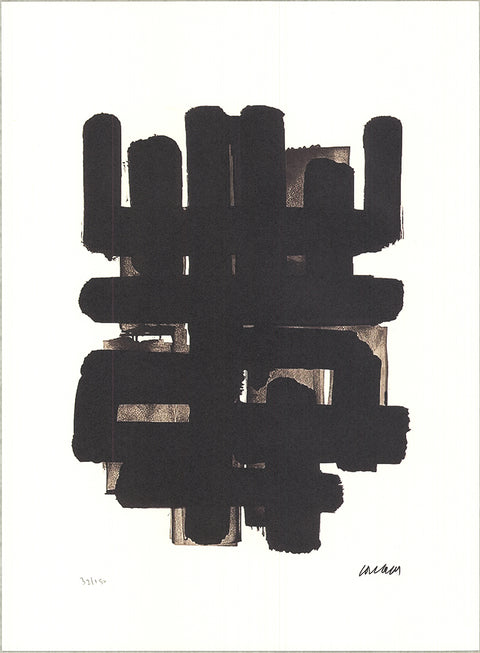 PIERRE SOULAGES Sans Titre (1955), 2015