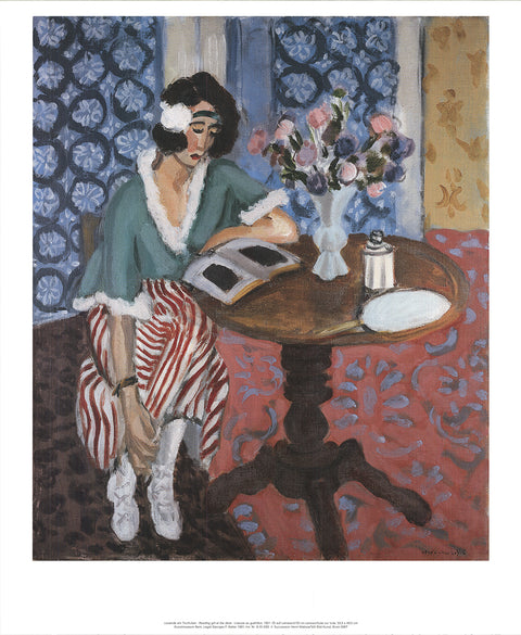 HENRI MATISSE Reading Girl at the Desk, 2007