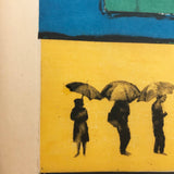 TOKIO MAYASHITA Rainy Street, 1970 - Signed