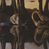 SALVADOR DALI Reflection of Elephants, 2001