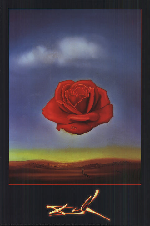 SALVADOR DALI Meditative Rose, 2002