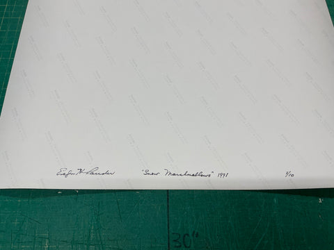 EVELYN H. LAUDER Snow Marshmallows, 1991 - Signed