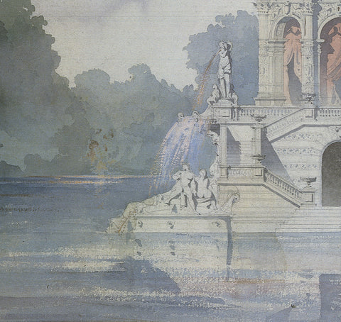 EMMANUEL BRUNE Pavillion D'agrement sur un Etang, 1989