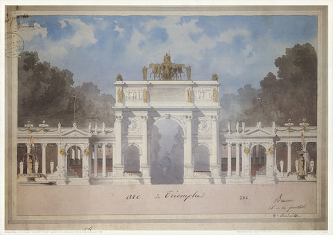 EMMANUEL BRUNE Arc de Triomphe, 1989