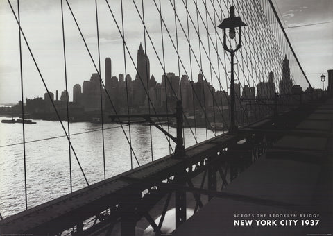 ARTIST UNKNOWN Across the Brooklyn Bridge, 1937, 2000