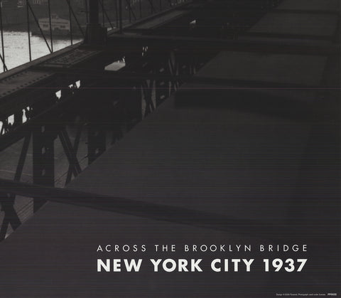 ARTIST UNKNOWN Across the Brooklyn Bridge, 1937, 2000